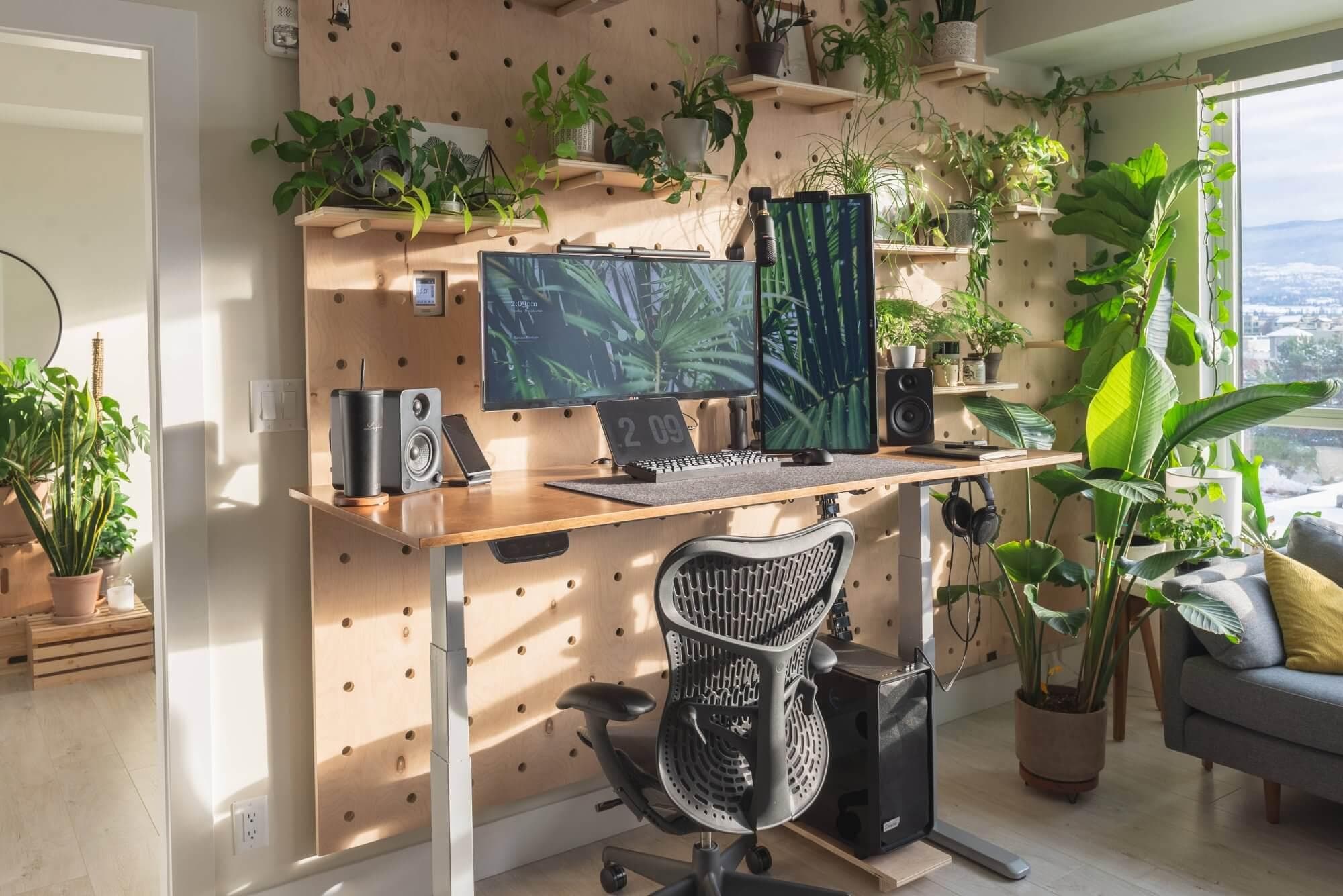 Modern ergonomic workstation design featuring adjustable furniture, comfortable seating, efficient layouts, and productivity-focused workspace solutions.