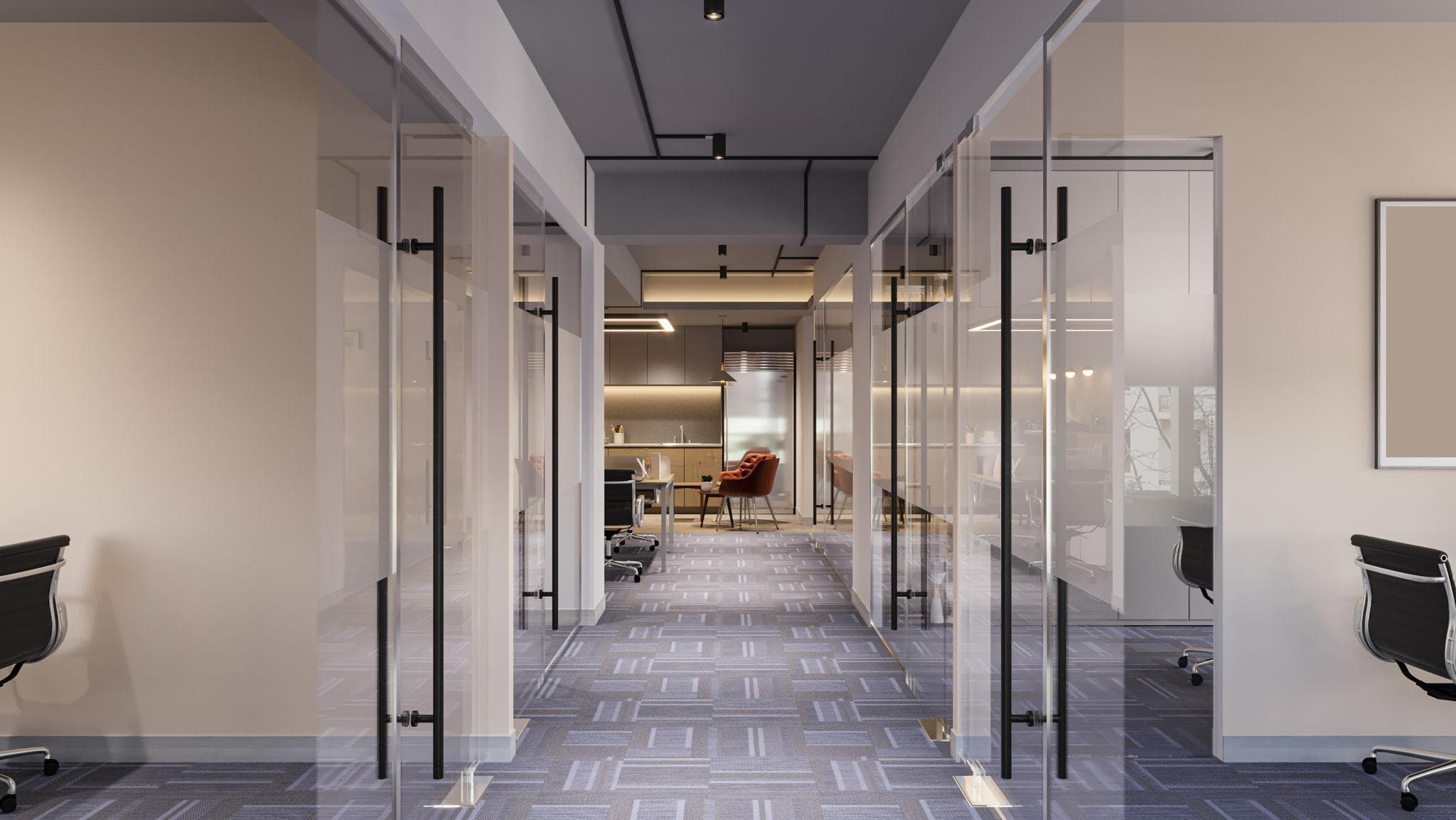 Contactless office workspace design