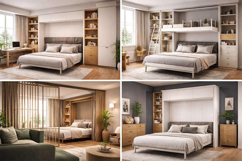 Smart storage solutions in modern apartment interiors focus on maximizing available space while maintaining a clean and organized look. By using vertical storage, hidden compartments, and multi-functional furniture, designers can significantly improve space efficiency in urban homes. These solutions help reduce clutter, enhance usability, and create a more spacious environment. Ideal for compact apartments, smart storage ensures every corner is utilized effectively without compromising aesthetics, making homes more functional and visually appealing.