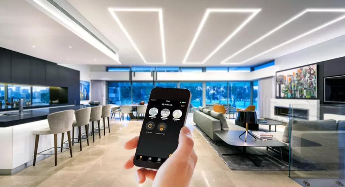 Smart home automation in commercial interiors is transforming the way modern workspaces function. By integrating intelligent lighting, climate control, and security systems, businesses can improve efficiency and reduce energy consumption. This project demonstrates how a traditional layout can be converted into a smart workspace with seamless automation. The use of centralized control systems allows easy management of lighting, appliances, and security features. Automation not only enhances convenience but also improves safety and productivity. With features like motion sensors, voice control, and remote access, commercial interiors become more responsive and user friendly. This makes smart automation an essential element in modern interior design.