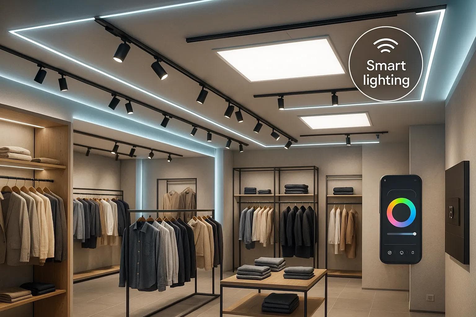 Smart Dynamic Retail Lighting Systems