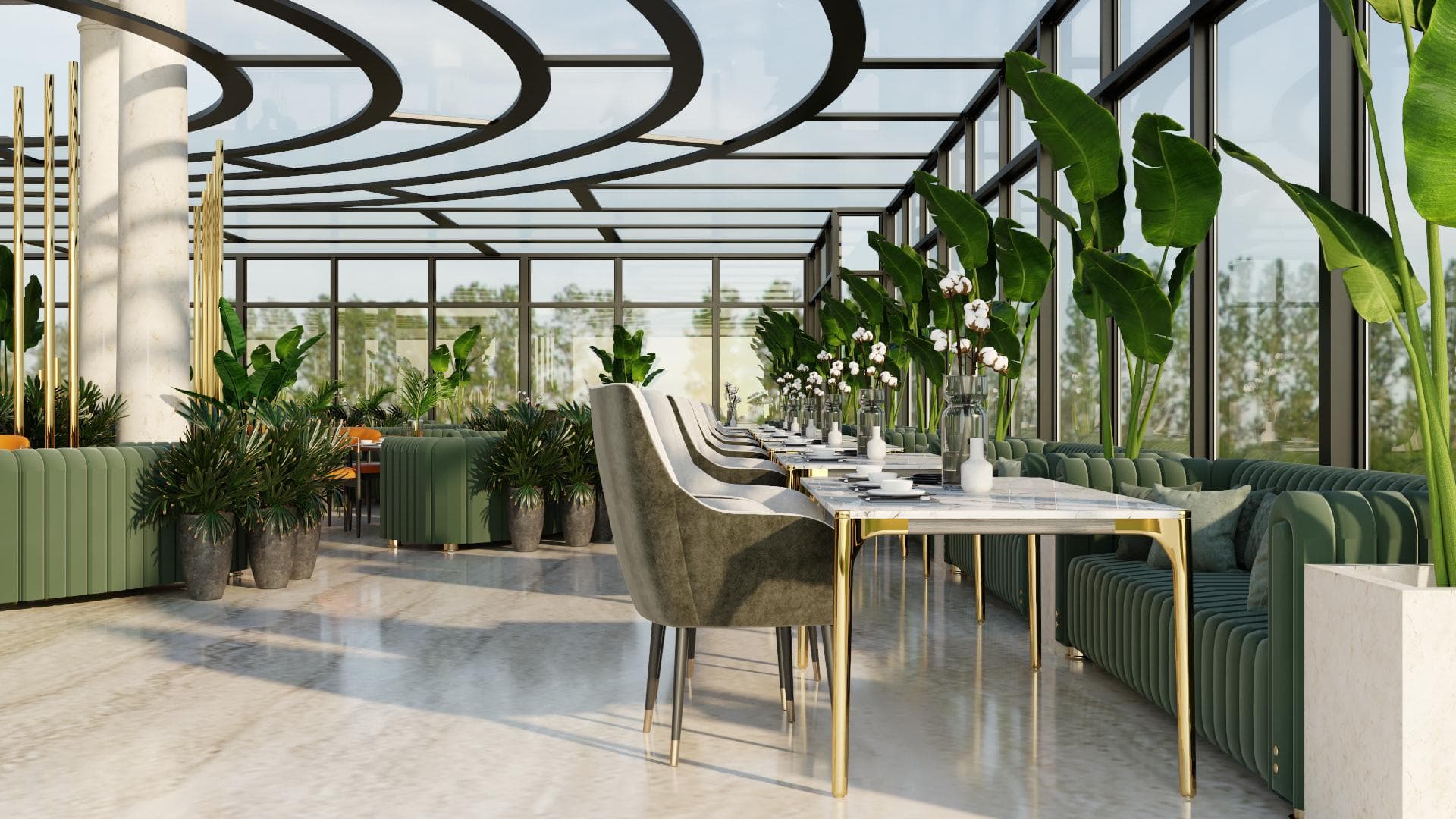 Luxury rooftop lounge interior design in Bangalore with premium seating and modern nightlife ambiance